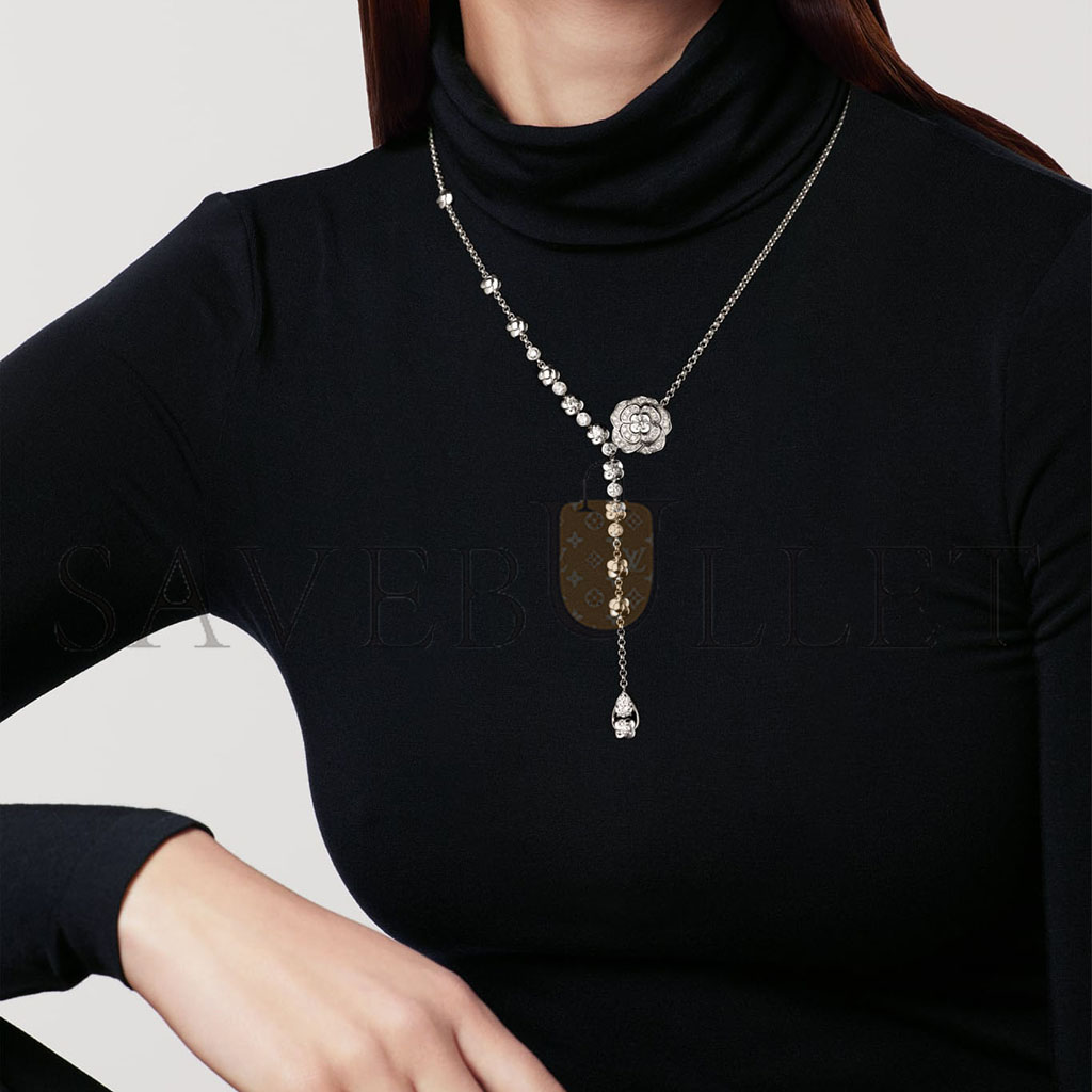 Ch*el bouton de camÉlia necklace j12058